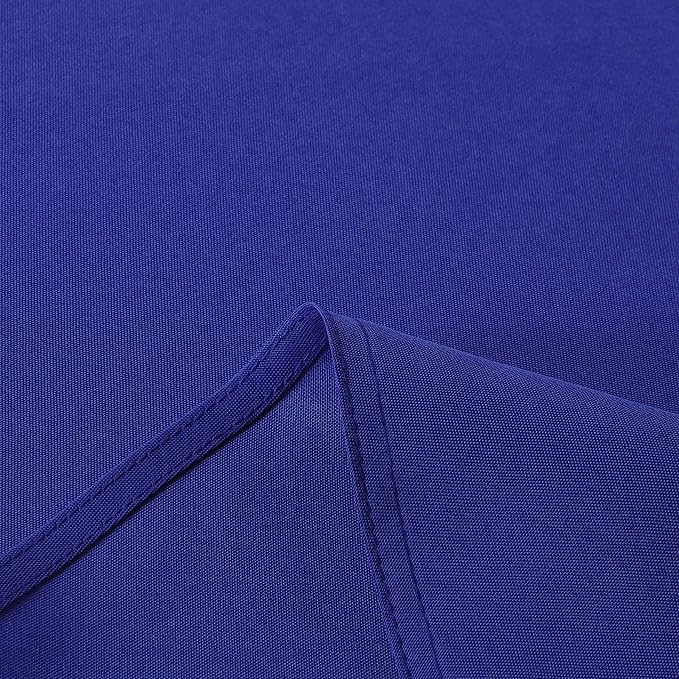 sancua Rectangle Tablecloth - 54 x 108 Inch - Stain and Wrinkle Resistant Washable Polyester Table Cloth, Decorative Fabric Table Cover for Dining Tables, Buffet Parties and Camping, Blue