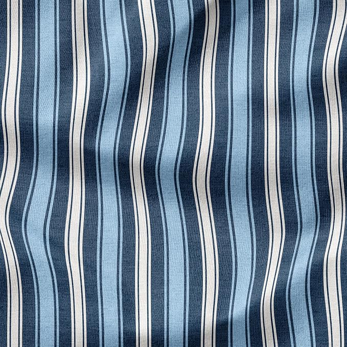 Arden Outdoor Tufted Chaise Cushion, 22x76, Striped for the Heart | Plush Comfort, Modern Tuft, Lounge Cushion, Water repellent, Fade Resistant, Mold and Mildew Resistant