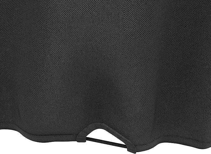 Amazon Basics Gas Grill Barbecue Cover, Waterproof, Water Resistant, Wind Resistant with Elastic Cord, Protection Against UV, Fits Grills up to 60 x 28 x 46 inches, Medium, Black