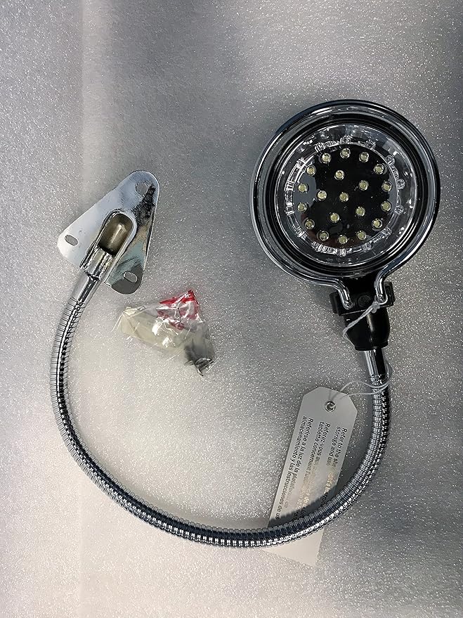 LED Outdoor Grilling Round Light with Goose Neck On/Off Switch