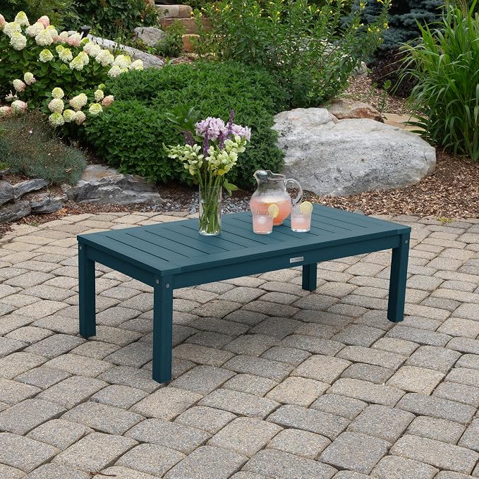 highwood Weatherly 4-Piece Garden Conversation Set, Nantucket Blue
