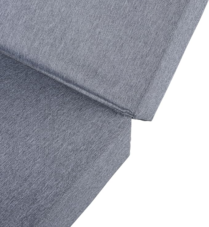 Christopher Knight Home Replacement Chaise Lounge Cushion 76.75 Inch Outdoor Recliner Pad with 4 Inch Foam Cationic Dyeable Polyester Fabric Water-Resistant Patio, Cushion Only, Grey