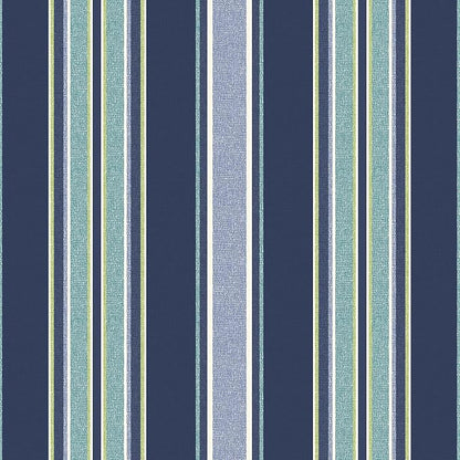 Arden Outdoor Chaise Cushion, 21x72, Blue Stripe