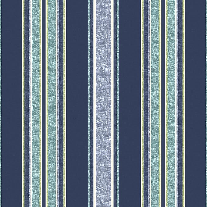 Arden Outdoor Chaise Cushion, 22x77, Blue Stripe | Lounge Cushion, Rain-Proof, Fade Resistant, Mold and Mildew Resistant