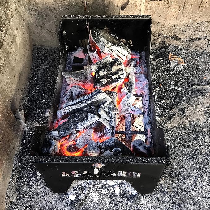 Argentine Iron Grill asado brasero parrilla. Premium Brasero. Removable Brazier. (Only Brazier)