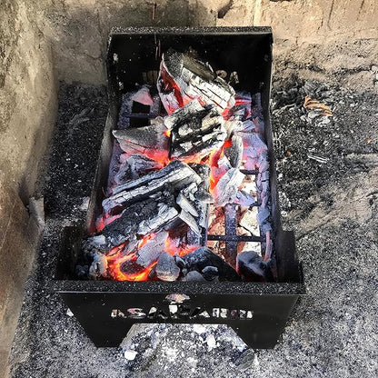 Argentine Iron Grill asado brasero parrilla. Premium Brasero. Removable Brazier. (Only Brazier)