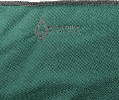 ARROWHEAD OUTDOOR Portable Folding Double Duo Camping Chair Loveseat | 2 Cup & Wine Glass Holder, Carrying Bag, Supports up to 500lbs, Beach, Tailgating, Fishing, Patio, Hunting, Backyard, Picnic