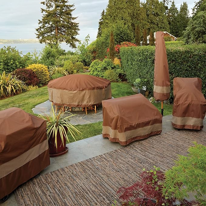 Duck Covers Ultimate Waterproof Patio Lounge Chair Cover, All Weather Protection, Durable Outdoor Lawn Patio Furniture Covers, 30W x 35D x 36H inch, Patio Chair Covers for Outdoor Furniture