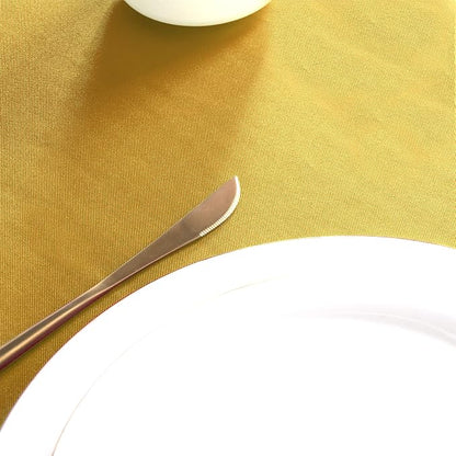 sancua Rectangle Tablecloth - 60 x 84 Inch - Stain and Wrinkle Resistant Washable Polyester Table Cloth, Decorative Fabric Table Cover for Dining Tables, Buffet Parties and Camping, Yellow