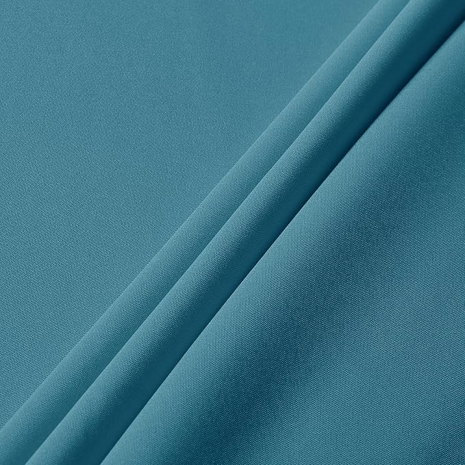 sancua Rectangle Tablecloth - 60 x 102 Inch - Stain and Wrinkle Resistant Washable Polyester Table Cloth, Decorative Fabric Table Cover for Dining Tables, Buffet Parties and Camping, Teal