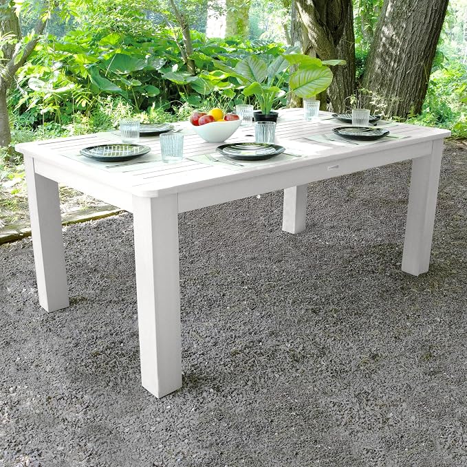 highwood Hamilton Adirondack 7pc Dining Set 72" x 42", White
