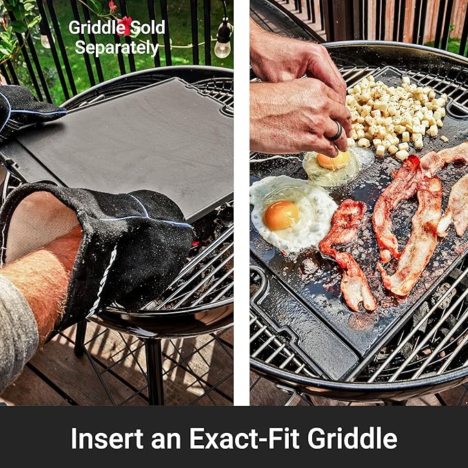 Broil King 401110B Kettle 22.5-IN Crown Charcoal Grill in Black