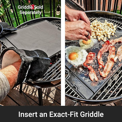 Broil King 401110B Kettle 22.5-IN Crown Charcoal Grill in Black