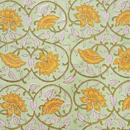 100% Cotton Hand Block Printed, Tablecloth for Kitchen, Dining, Table Cover for Parties, Chritmas, Weddings, Barbecues and Summer picnics Table Cloth