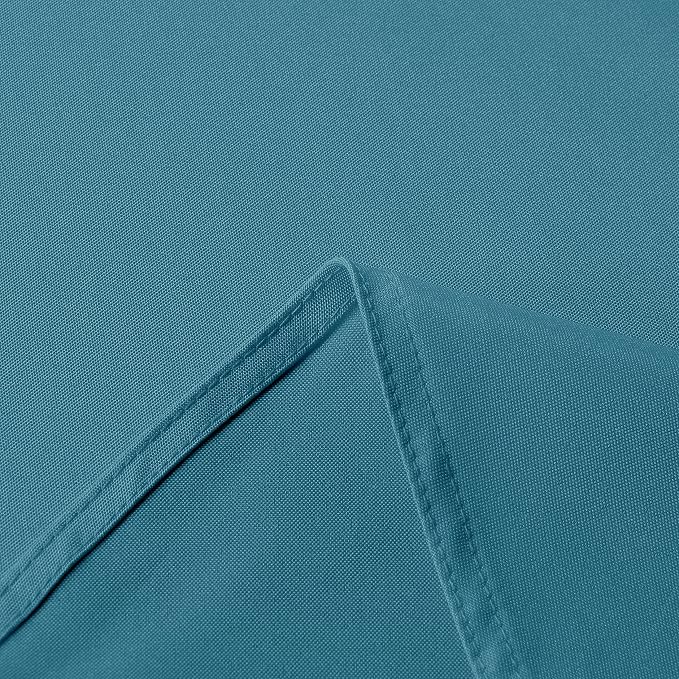 sancua Rectangle Tablecloth - 70 x 108 Inch - Stain and Wrinkle Resistant Washable Polyester Table Cloth, Decorative Fabric Table Cover for Dining Tables, Buffet Parties and Camping, Teal