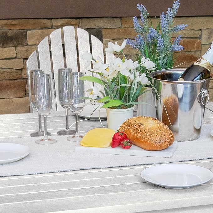 highwood Hamilton 5 Piece Square Dining Set, White