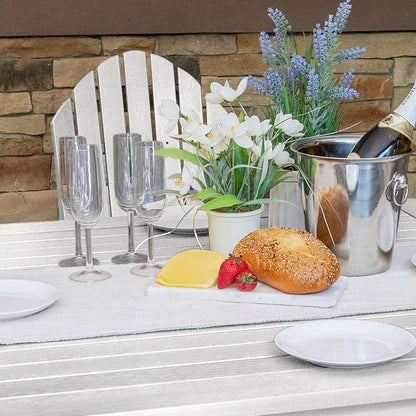 highwood Hamilton 5 Piece Square Dining Set, White