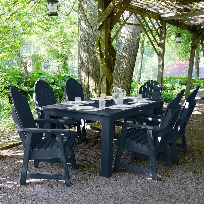 highwood Hamilton Adirondack 7pc Dining Set 72" x 42", Federal Blue
