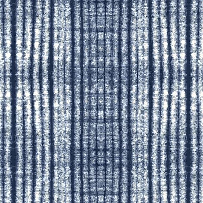 Arden 4-Pack Outdoor Patio Dining Chair Cushion, 20x44, Rain-Proof Seat Pad, Fade-Resistant Outdoor Cushion Blue Shibori Stripe