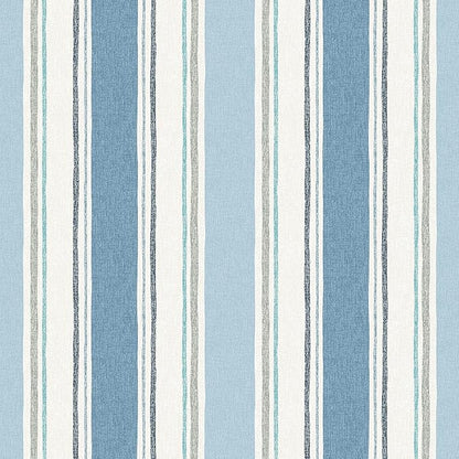Arden 4-Pack Outdoor Patio Dining Chair Cushion, 20x44, Rain-Proof Seat Pad, Fade-Resistant Outdoor Cushion French Blue Linen Stripe
