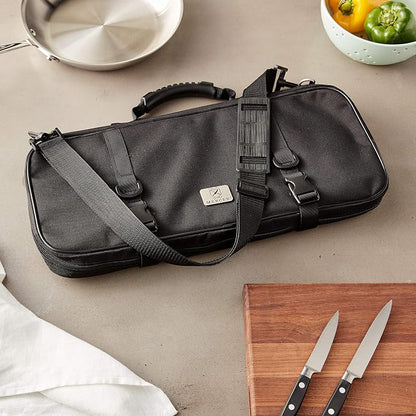 Mercer Culinary Single-Zip 12-Pocket Knife Case