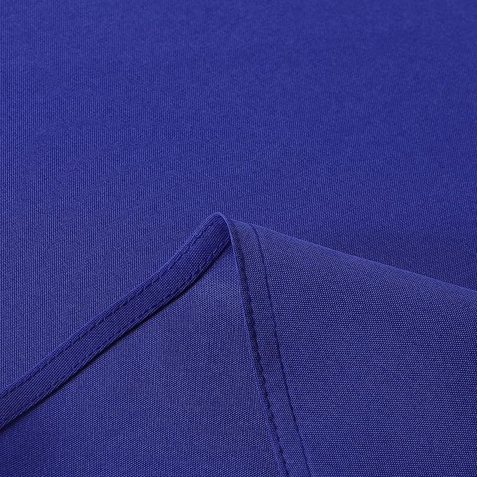 sancua Rectangle Tablecloth - 60 x 84 Inch - Stain and Wrinkle Resistant Washable Polyester Table Cloth, Decorative Fabric Table Cover for Dining Tables, Buffet Parties and Camping, Blue