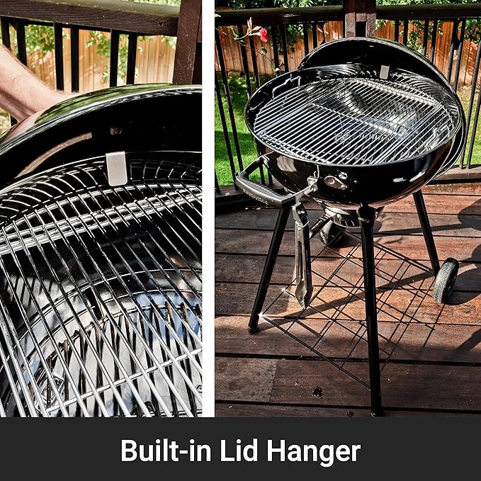 Broil King 401110B Kettle 22.5-IN Crown Charcoal Grill in Black