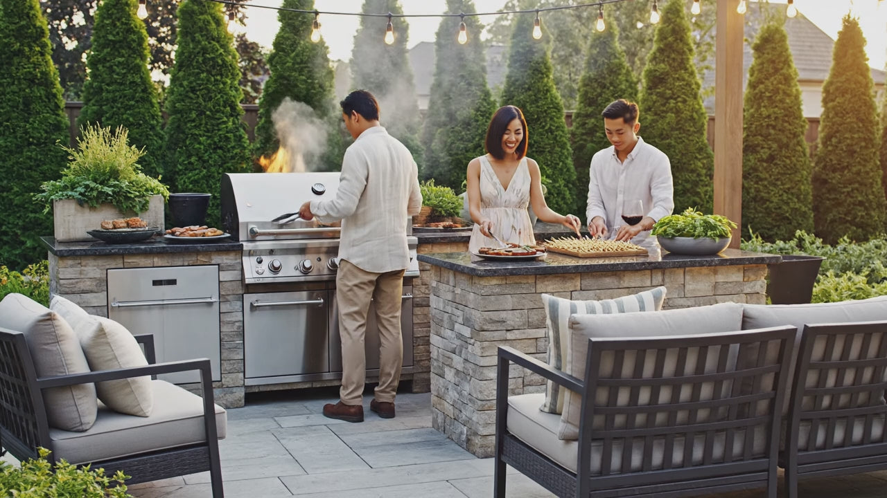 Load video: Discover our most-loved BBQ grills, outdoor kitchens, patio essentials, and backyard favorites built for better outdoor living.